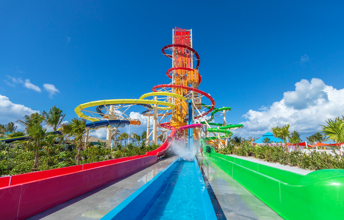 First Look: Unveiling the Tallest Waterslide in North America, Daredevil's  Peak, on Perfect Day at CocoCay | Royal Caribbean Blog