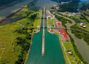 aerial panama canal