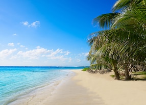 mahahual caribbean beach in costa maya of mayan mexico