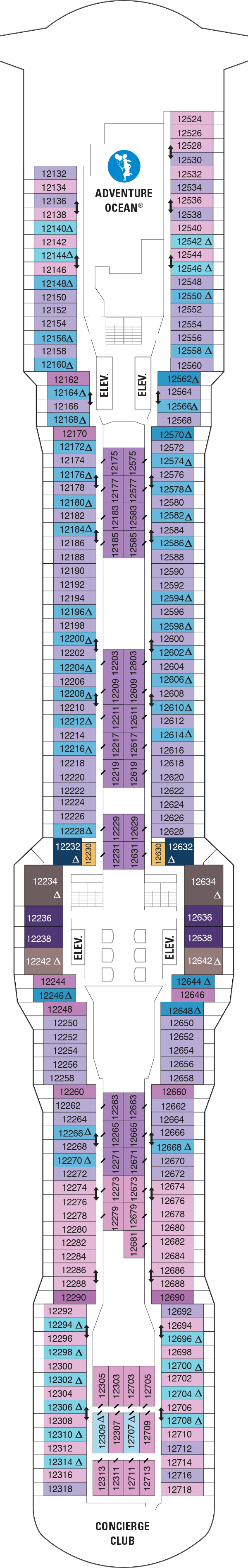 Royal Caribbean Quantum Of The Seas Deck Plan - Cruise Gallery